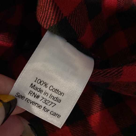 Croft & Barrow super soft flannel button down size L NWT!! - Picture 6 of 10